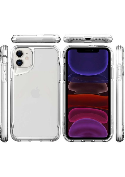Apple iPhone 11 Kılıf T-Max Şeffaf Airbag Silikon Kapak