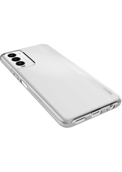 Tecno Camon 18 Kılıf Ultra Ince Süper Şeffaf Silikon Kapak