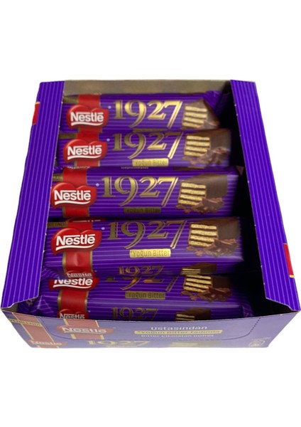 1927 Bitter Çikolatalı Gofret 28 gr 12 Adet