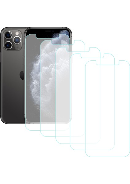 iPhone 11 Pro Max Temperli Cam Ekran Koruyucu 5li Eko Paket