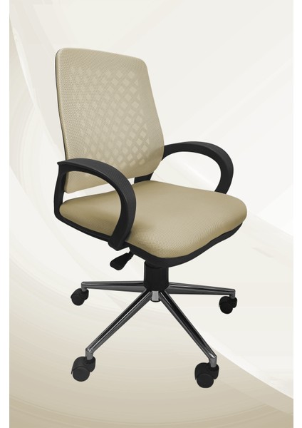Comfy Çalışma Sandalyesi | Ofis Koltuğu | Krom Ayaklı