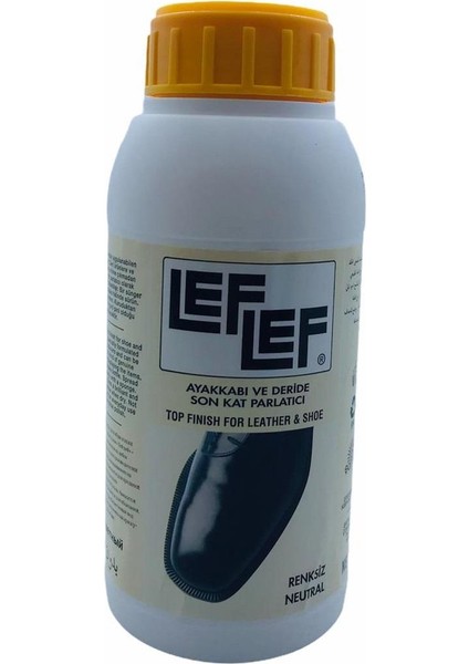 Leflef Son Kat Parlatıcı (Deri Sütü) 500 ml 1 Adet (Leathercraft, Deri Hobi)