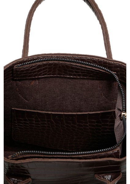 Kroko Bzk El 2pr Kahverengi Kadın El Çantası fırsatları
