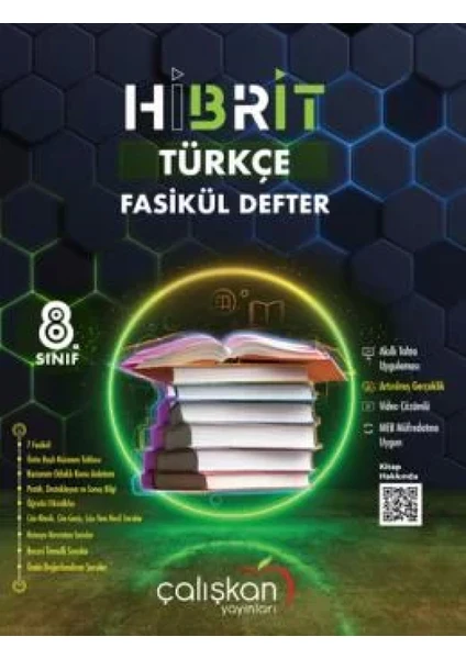 Çalışkan Yayınları 8.snf. Hibrit Fasikül Defter / Türkçe