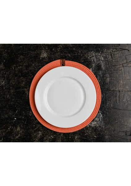Pamuk Ip El Yapımı 4'lü Amerikan Servis Supla Set 32 cm