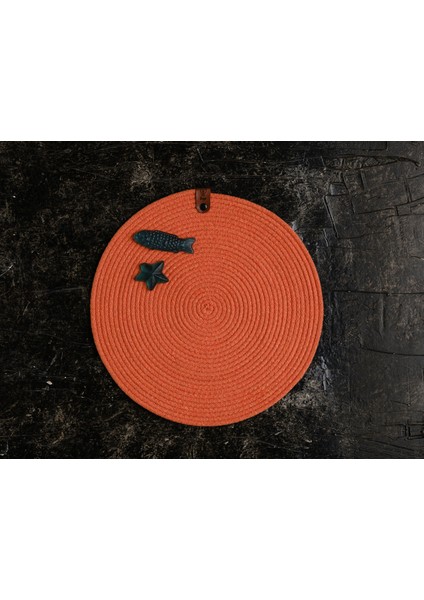 Pamuk Ip El Yapımı 4'lü Amerikan Servis Supla Set 32 cm