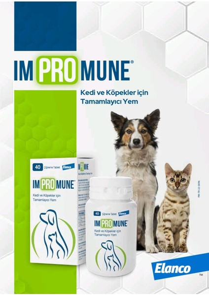 Elanco Impromune Kedi ve Köpek Tamamlayıcı 40 Tablet