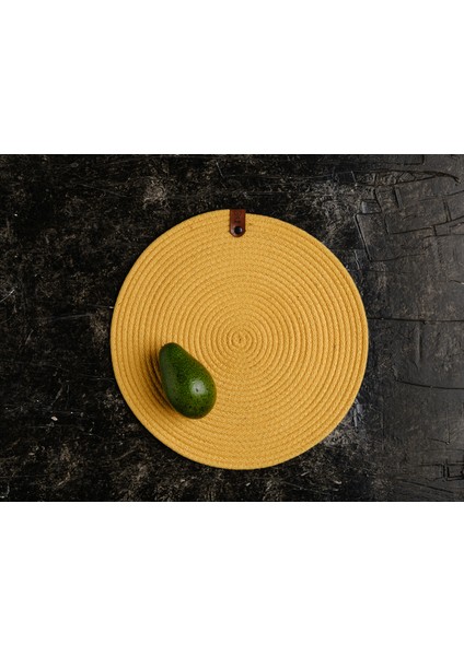 Pamuk Ip El Yapımı 4'lü Amerikan Servis Supla Set 32 cm