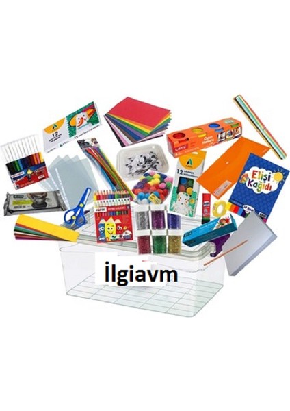 İlgi Avm Anaokul Kreş Etkinlik Seti Anaokulu Kırtasiye Seti