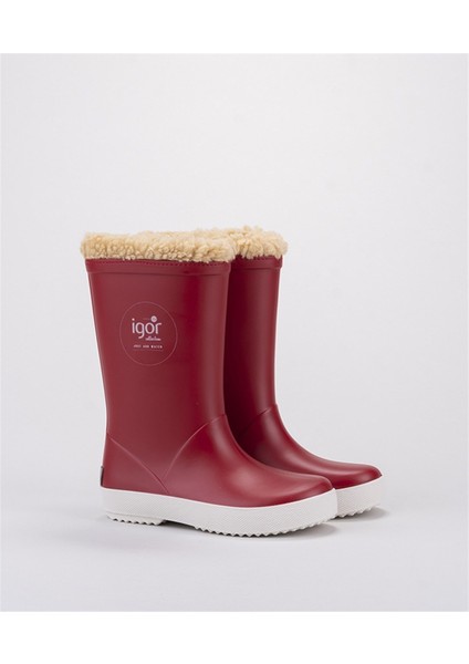 Splash Nautico Çocuk Kürklü Kırmızı Yağmur Çizmesi W10207-005 V3 fiyatları