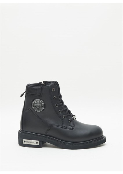 Jim Siyah Yağlı Deri Erkek Bot Postal Ayakkabı V2 fırsatları