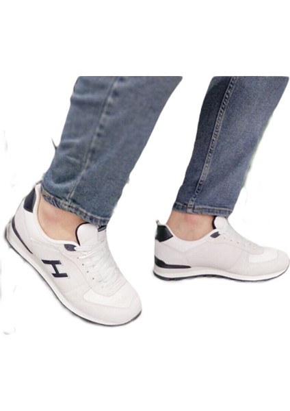 Peru Erkek Sneaker Spor Ayakkabı 19250 Kirli Beyaz Laci V12 modelleri