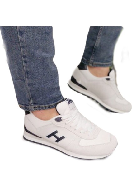 Peru Erkek Sneaker Spor Ayakkabı 19250 Kirli Beyaz Laci V12 fırsatları