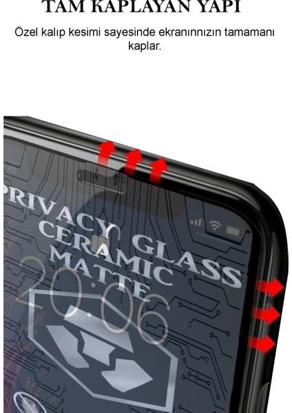 Caseart Samsung Galaxy M30S Tam Kaplayan Mat Seramik Nano Esnek Hayalet Ekran Koruyucu