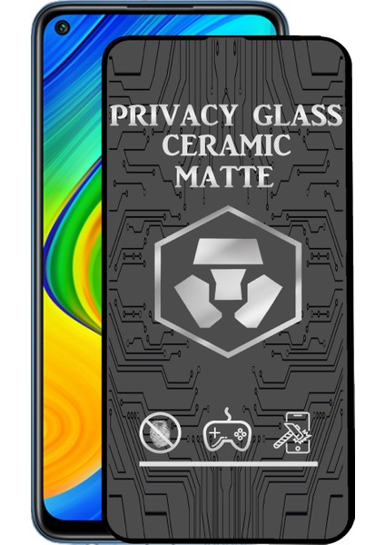 Caseart Xiaomi Redmi Note 9 Tam Kaplayan Mat Seramik Nano Esnek Hayalet Ekran Koruyucu