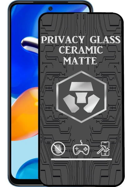 Caseart Xiaomi Redmi Note 11S Tam Kaplayan Mat Seramik Nano Esnek Hayalet Ekran Koruyucu