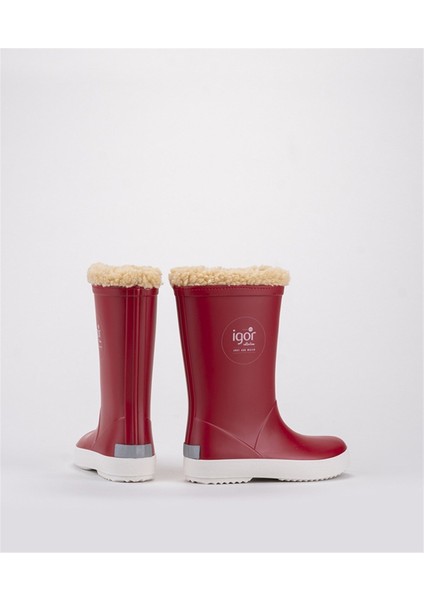 Splash Nautico Çocuk Kürklü Kırmızı Yağmur Çizmesi W10207-005 V4 modelleri