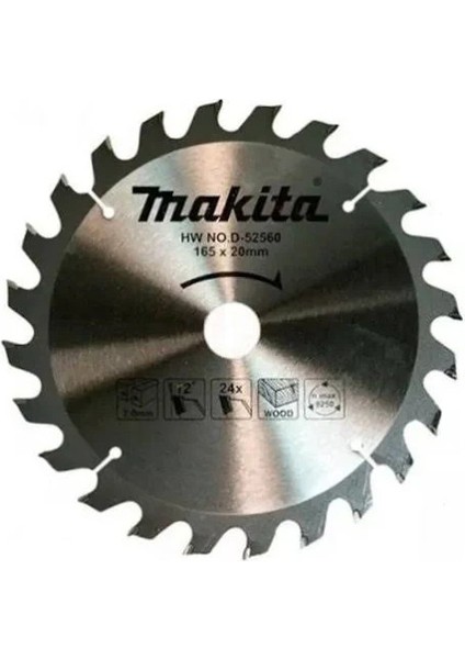 Makıta D-52554 Daire Testere 165X16DİŞ