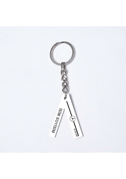 Kişiye Özel Mercedes E-270 Cdı Plaka Anahtarlık