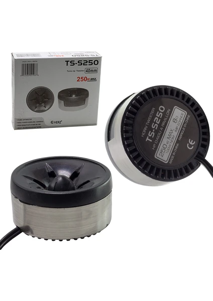 TS-S250 40 mm 250 Watt Tweeter * Magıcvoıce MV-2554 Hoparlör