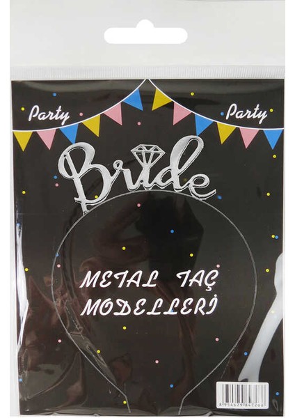 Taç Brıde Pırlantalı Metal Gümüş 1 Adet indirimleri