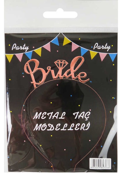 Taç Brıde Pırlantalı Metal Rose Gold 1 Adet indirimleri