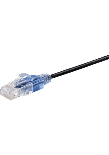 Slimrun CAT6A Ethernet Kablosu - Snagless RJ45, Utp, Saf Çıplak Bakır Tel, 10 G, 30AWG, 3ft, Beyaz, 10'lu Paket