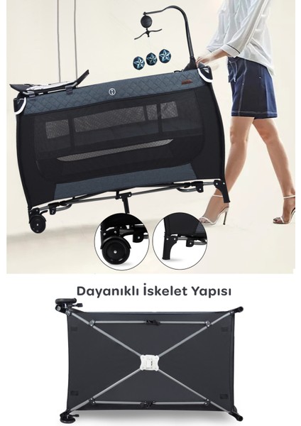 San Diego Plus Oyun Parkı 70*120 cm + Yatak