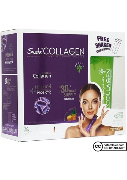 Suda Collagen + Probiotic 30 Saşe X 10 Gr