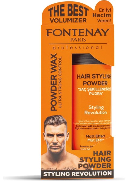 Saç Şekillendirici Toz Wax Ultra Strong Turuncu 20GR fiyatları
