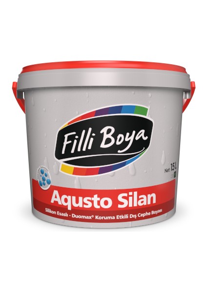 Aqusto Silan Dış Cephe Boyası Beyaz 2.5lt