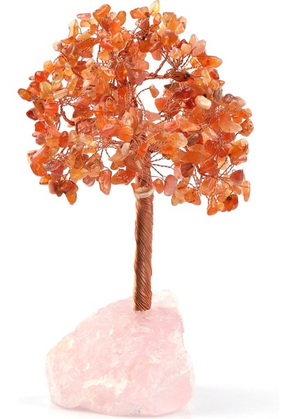 Pembe Kuvars - Karnelyan Akik Doğal Taş Ağaç fiyatları