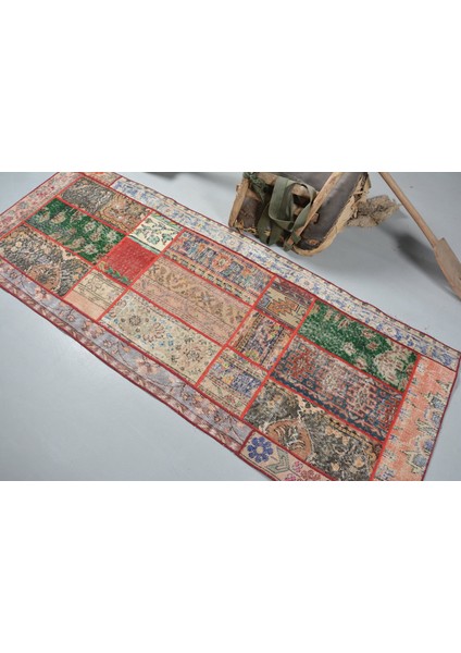 Türk Halısı, Eskitme Halı, Halı, 85X212 cm Yeşil Halı, Anadolusı Koridor Halı, El Yapımı Merdiven Ha fırsatları