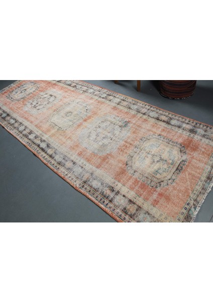 Türk Halısı, Eskitme Halı, Halı, 129X343 cm Kırmızı Halı, Anadolusı Koridor Halı, 9243 fırsatları