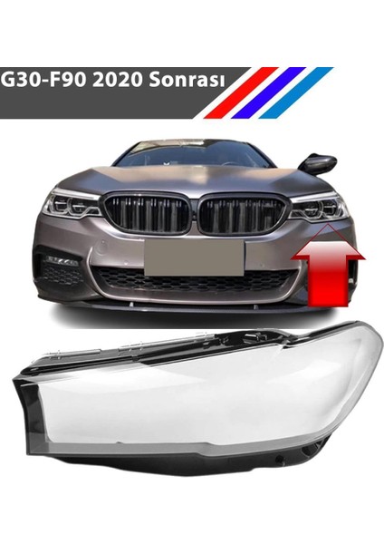 Bmw G30 - F90 Ön Sol Far Camı 2020 Sonrası fiyatları