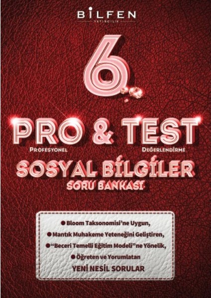 6. Sınıf Pro&Test Sosyal Bilgiler Soru Bankası