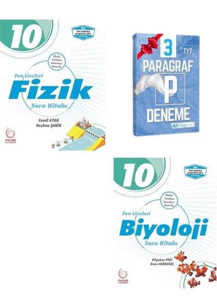 10. Sınıf Fen Liseleri Fizik Biyoloji Soru Kitabı