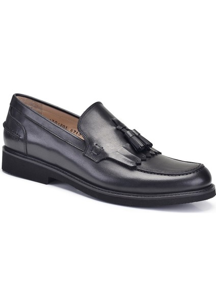 Siyah Günlük Loafer Erkek Ayakkabı -12332-