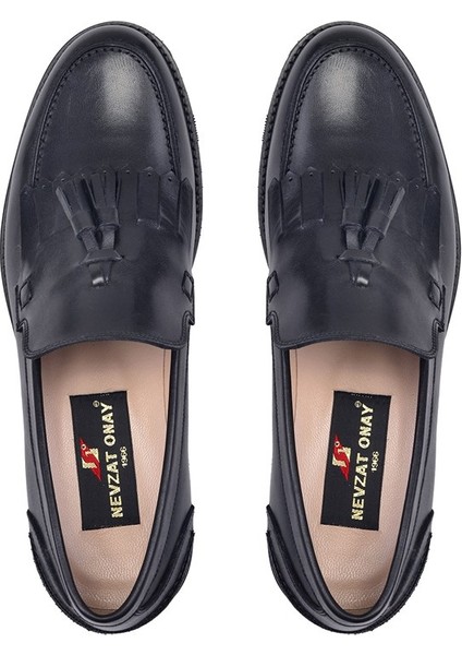 Siyah Günlük Loafer Erkek Ayakkabı -12332-