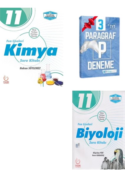 11. Sınıf Fen Liseleri Kimya Biyoloji Soru Kitabı