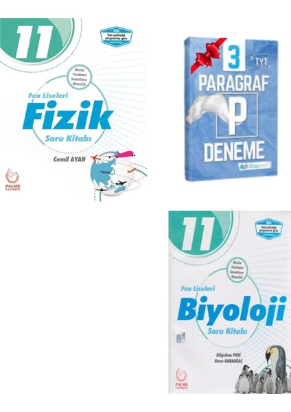 11. Sınıf Fen Liseleri Fizik Biyoloji Soru Kitabı