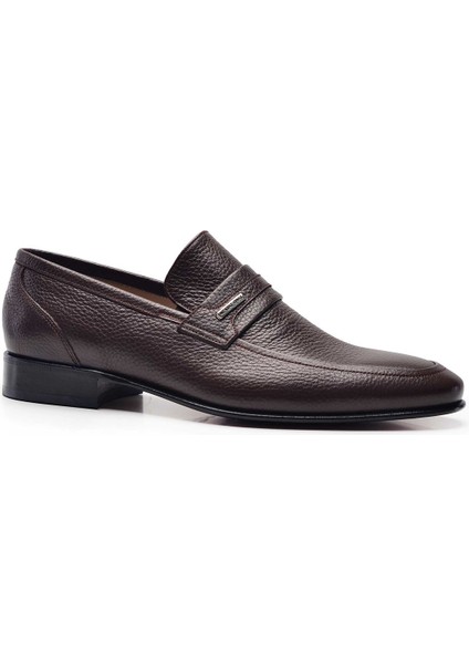 Kahverengi Klasik Loafer Kösele Erkek Ayakkabı -7000- fiyatları
