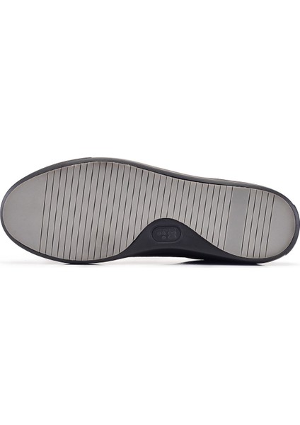 Deri Siyah Sneaker Erkek Ayakkabı -11169-