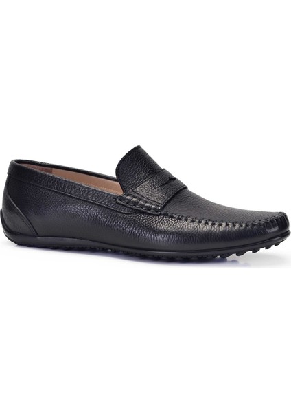 Siyah Günlük Loafer Yazlık Erkek Ayakkabı -11552-