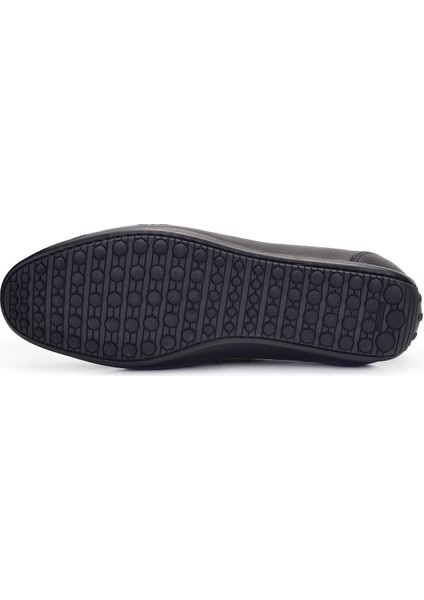 Siyah Günlük Loafer Yazlık Erkek Ayakkabı -11552-