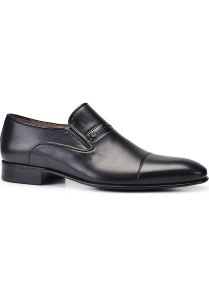 Siyah Klasik Loafer Erkek Ayakkabı -10944- fiyatları