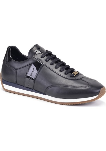 Siyah Ant Siyah Rugan Sneaker Ayakkabı -11481- fiyatları