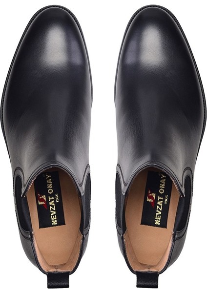 Siyah Klasik Chelsea Erkek Bot -11993- modelleri