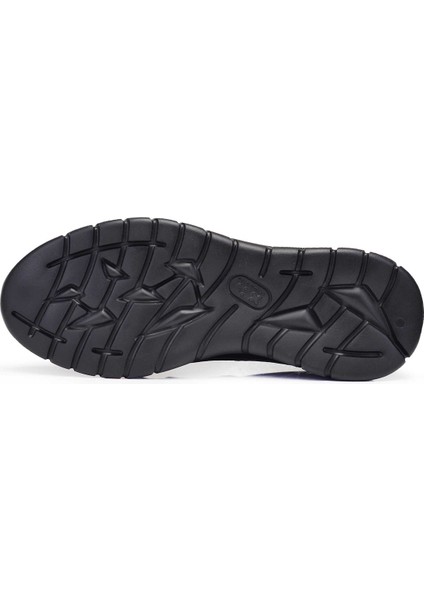 Siyah Str Baskı Sneaker Ayakkabı -11008-