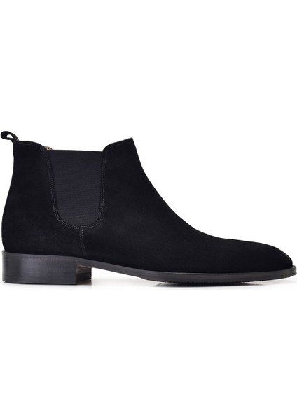 Deri Siyah Kösele Chelsea Erkek Bot -11920-